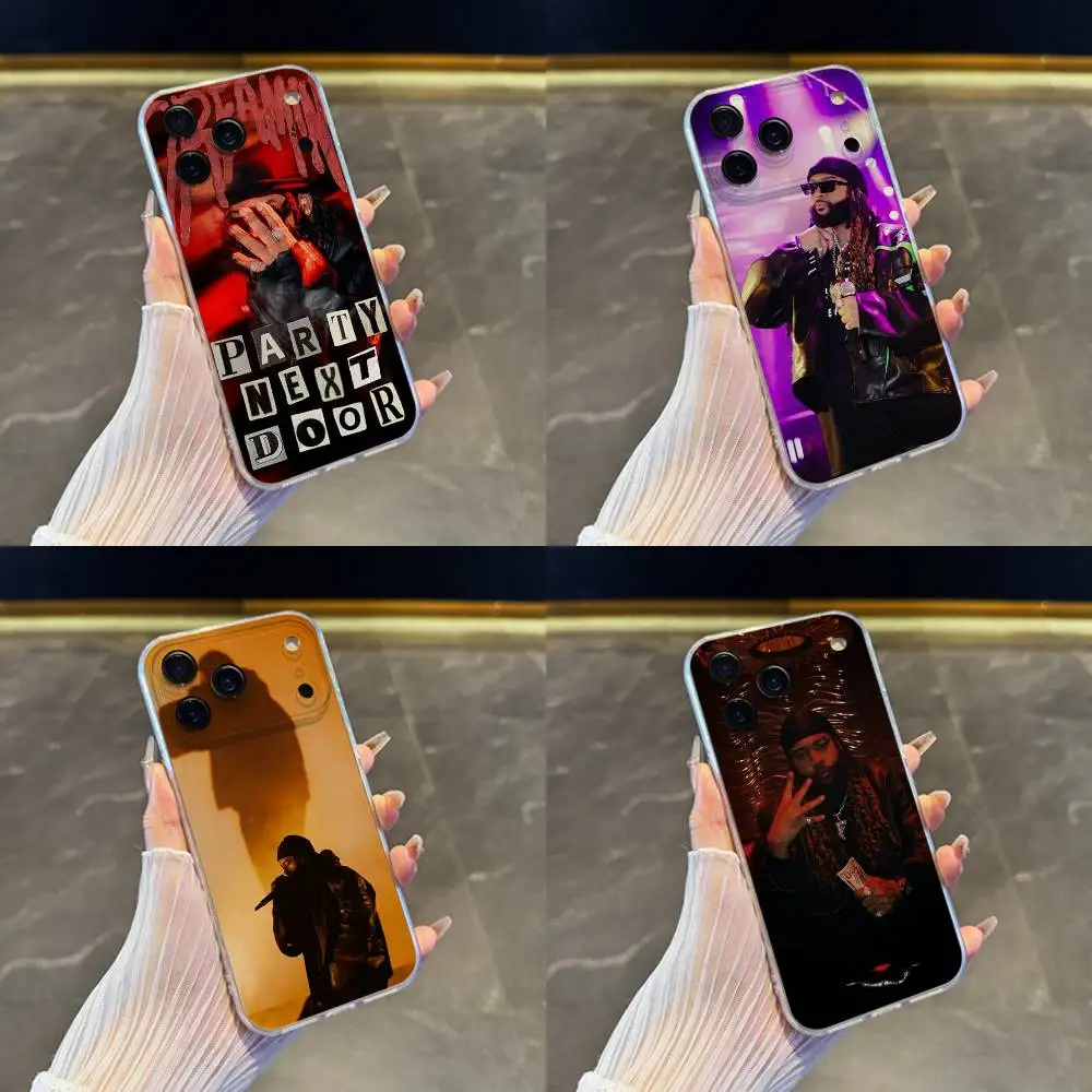 

P-Partynextdoor COLOURS Phone Case For iPhone 17,16,15,14,13,12,11 Pro,Max,Plus,X,XS,XR,SE4,E Mini Transparent Soft Cover