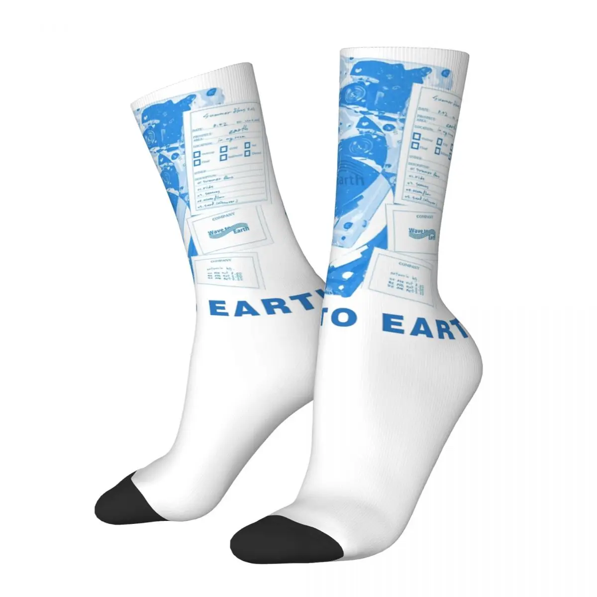 Crazy Female Socks Wave To Earth Summer Flows Accessories Warm Korea Band High Quality Dress Socks All Seasons