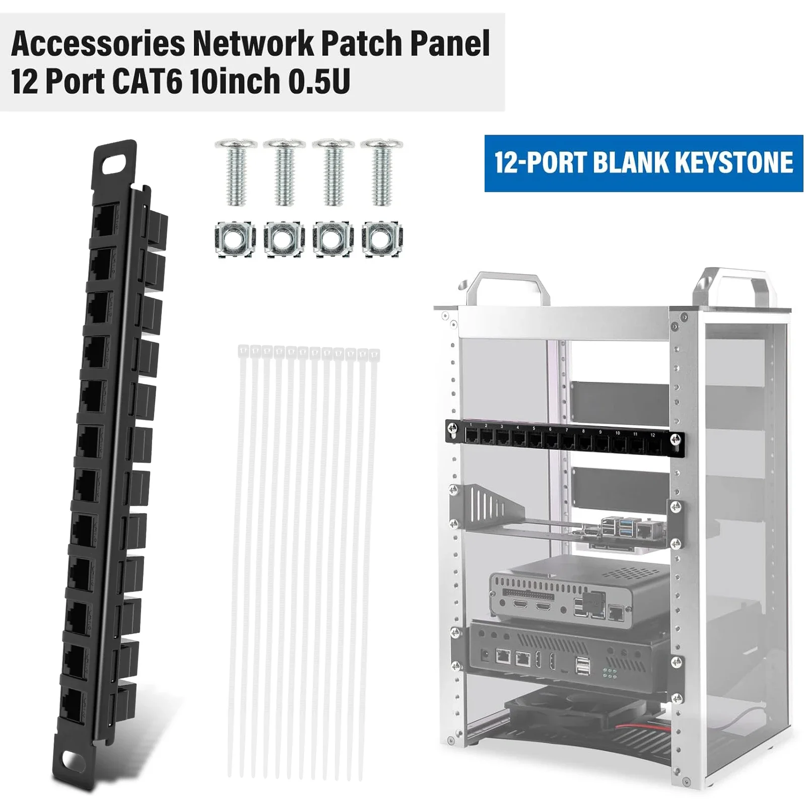 12 Port Patch Panel…