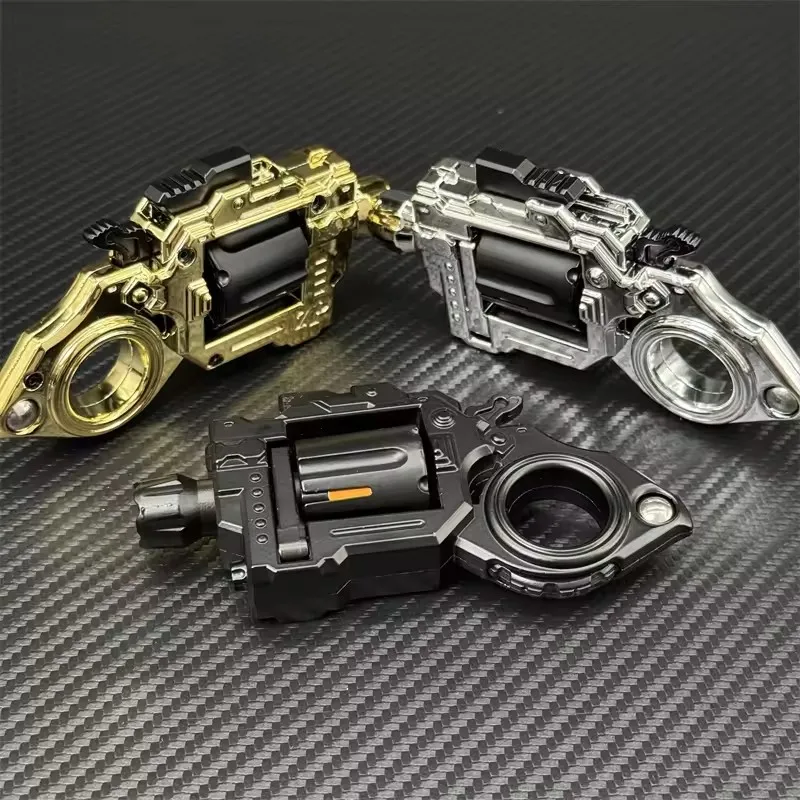 Cool Alloy Agent Pistol EDC Fidget Toys Fun Shooting Fidget Toy Stress Relief & Relaxation Toys Office Leisure Gadgets