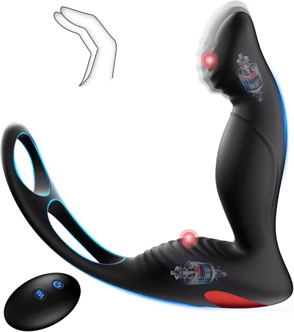 Vibrating Butt Plug Prostate Massager Dildo Anal Vibrator for men Finger G Spot Stimulator Beads Sex Toy for Gay Women