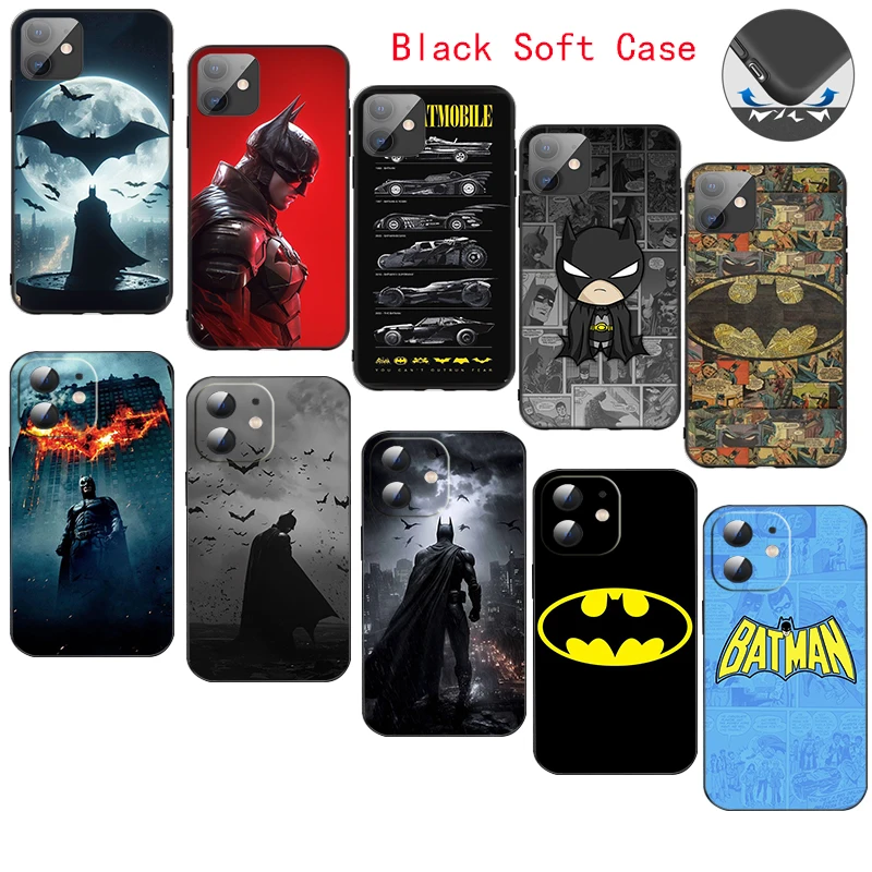 CR81 B-batman Soft Silicone for Samsung Galaxy A53 A73 5G A12 A21s A11 A51 A52 A72 4G 5G Cover