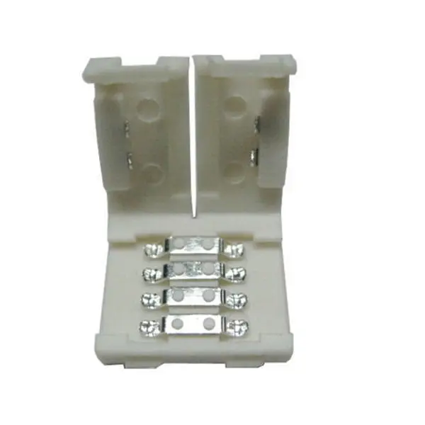 10/20PCS 4 Pin LED Strip Connector for 8mm 10mm 3528 5050 5630 RGB RGBW IP20 Non-waterproof LED Tape Light to Wire