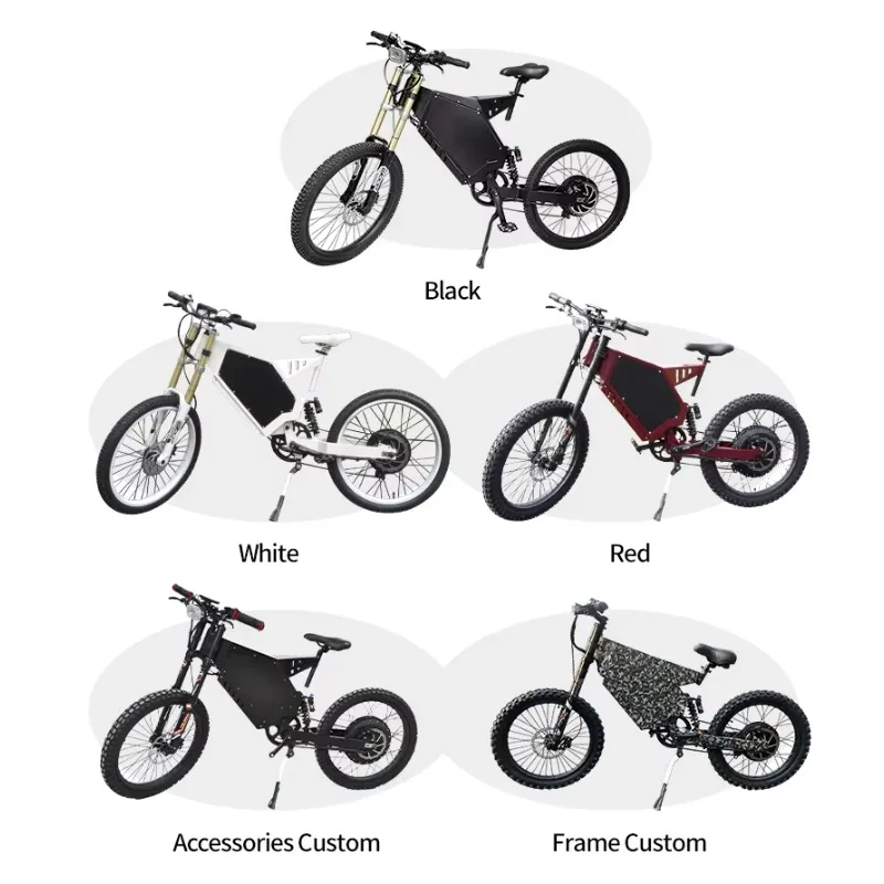 Modificação entrega rápida bicicleta elétrica pneu gordo 2000w motocicleta ebike