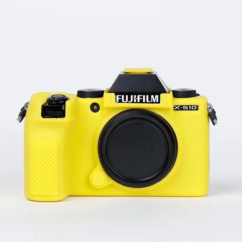 

Silicone rubber case cover body protective digital camera bag For Fujifilm Fuji X-S10 xs10 shell soft