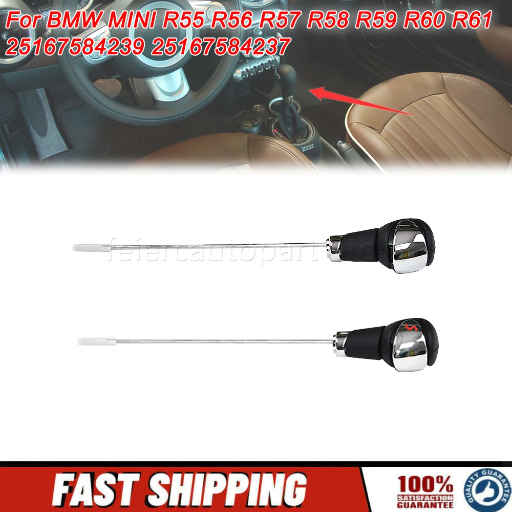 

Gearbox Shifter Lever Head Gear Shift Knob 25167584239 Fit For BMW MINI R55 R56 R57 R58 R59 R60 R61 Car Accessories