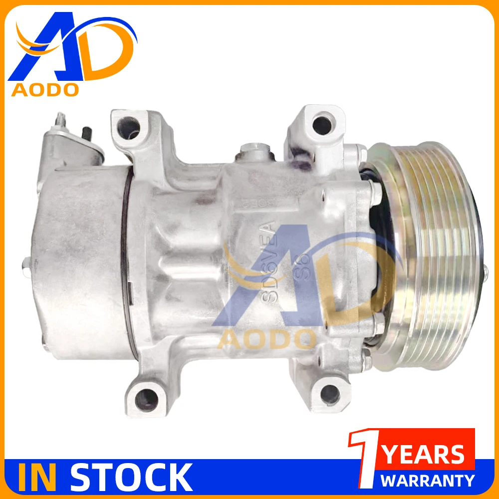 

SD6V12 AC Compressor For PEUGEOT 206 307 PARTNER Bipper 9639078180 9646273380 9655191580 9655191680 6453LS 9646273880