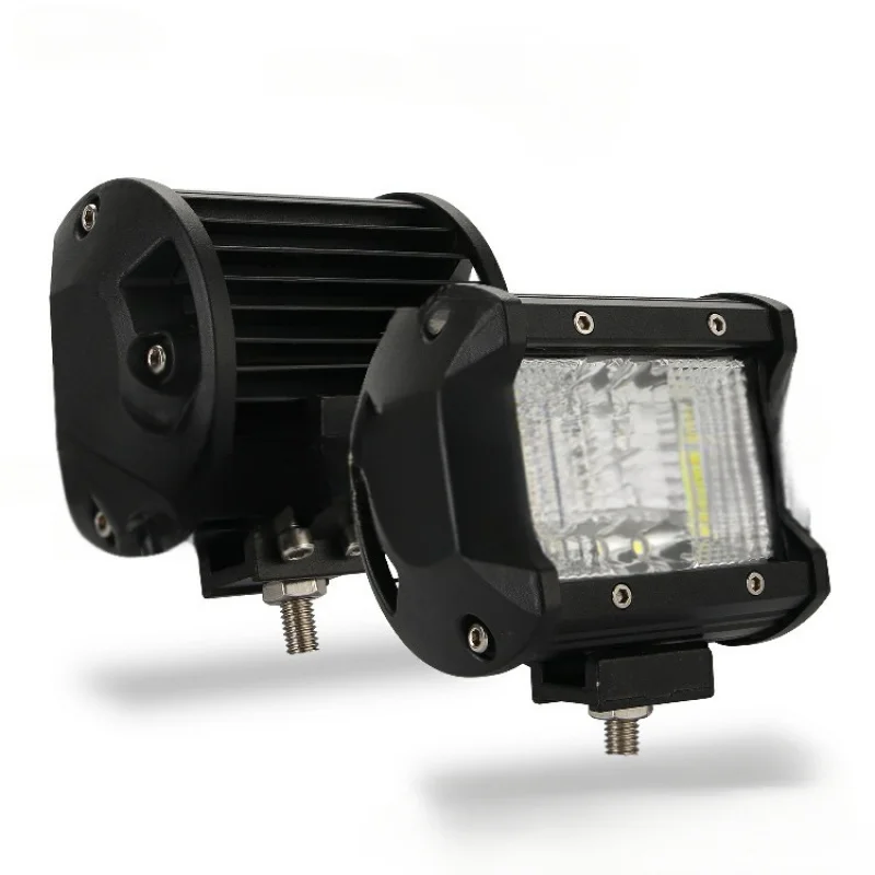 For Cars 4-Inch Square LED Car Work Lights, 108W High Power, Multi-Use as Auto Repair Inspection Modified Headlights