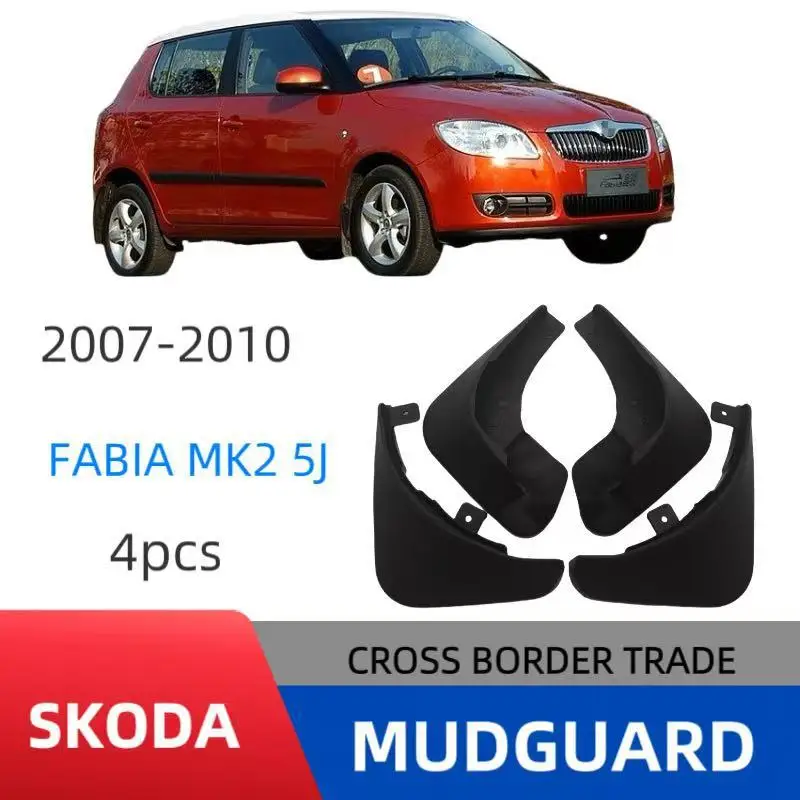 

Car mudguard is Suitable for Skoda 2007-2011 Fabia MK2 5J fender skinmud flaps