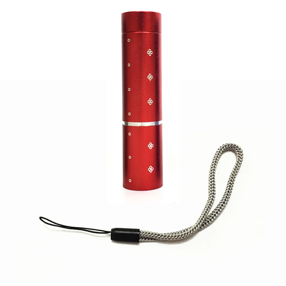 

Portable Mini Flashlight Aluminium Alloy Material Lightweight Sturdy High Brightness LED Lamp 100000 Hours Lifespan Red