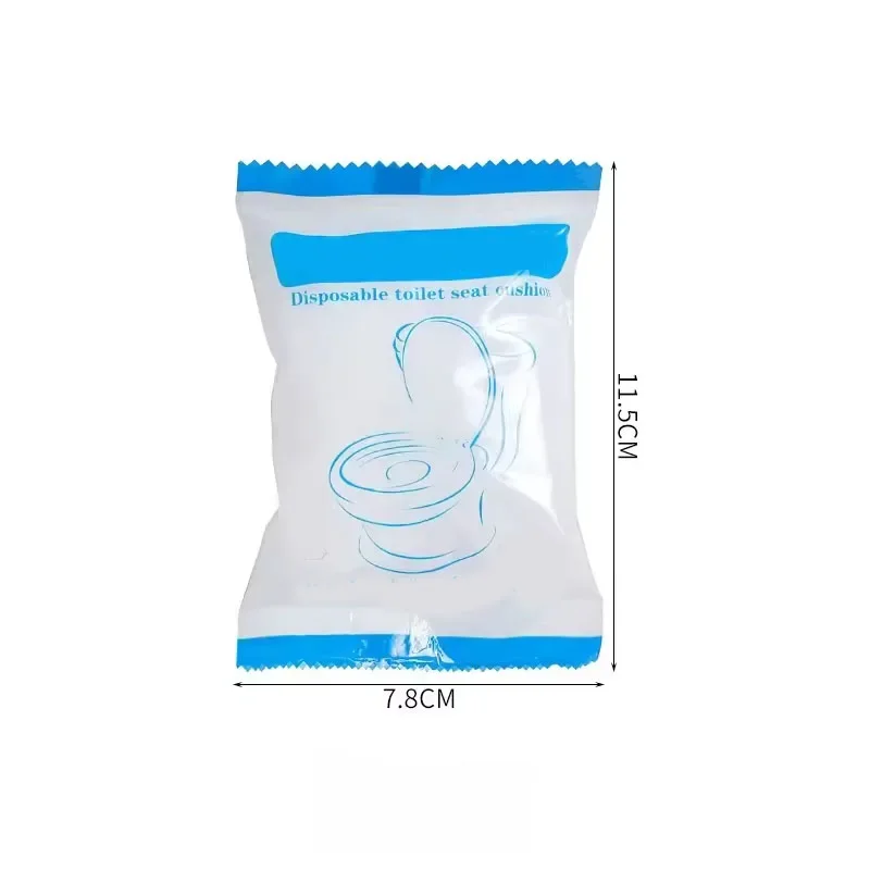 Disposable Toilet Seat Cover Sterile Portable Travel Camp Hotel Bathroom Nonwovens Isolate Lavatory Mat Carrier Ring Accessories