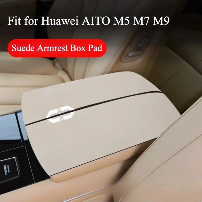 For Huawei AITO M5 M7 M9 Central Control Armrest Box Cushion Protective Pad Modify Accessories