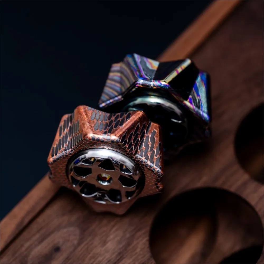 ของเล่นฟิดเจ็ตสปินเนอร์โลหะ YOUBING EDC ซากุระ ไทเทเนียม สำหรับผู้ใหญ่ ของเล่นแก้เครียดแปลกใหม่ ไจโรสโคป