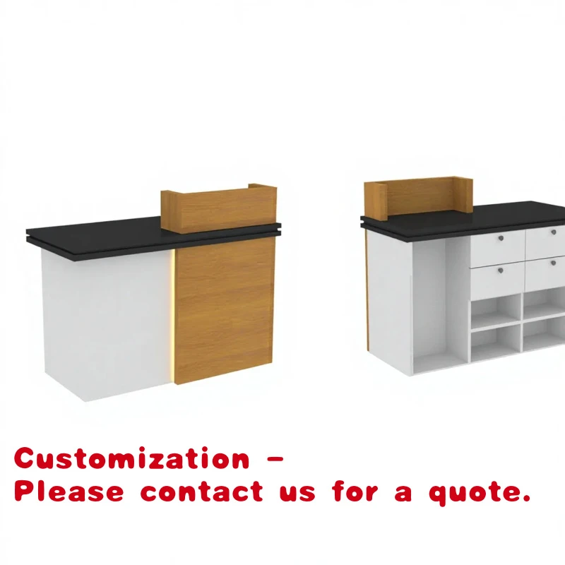 

Customize.Professional Cold Rolled Steel Customized Cashier Retail Counter Store Shops Register Counter ISO
