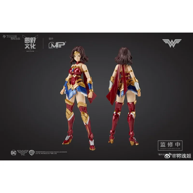 Mech Pig Original Montieren Die Soul Maiden Serie DC Wonder Woman Anime Action Figure Montage Modell Spielzeug Modell Geschenke für Jungen