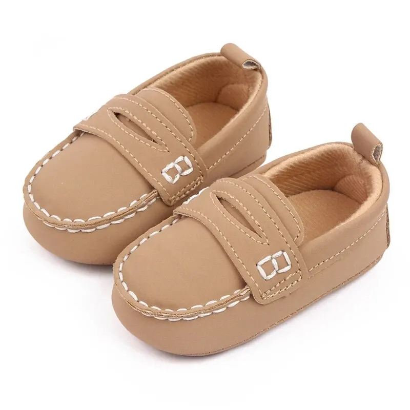 Fashion Infant Casual Shoes for Baby Boys Loafers Newborn Footwear Toddler Girls Soft Bottom Leather Moccasins 1 Year Old Gifts