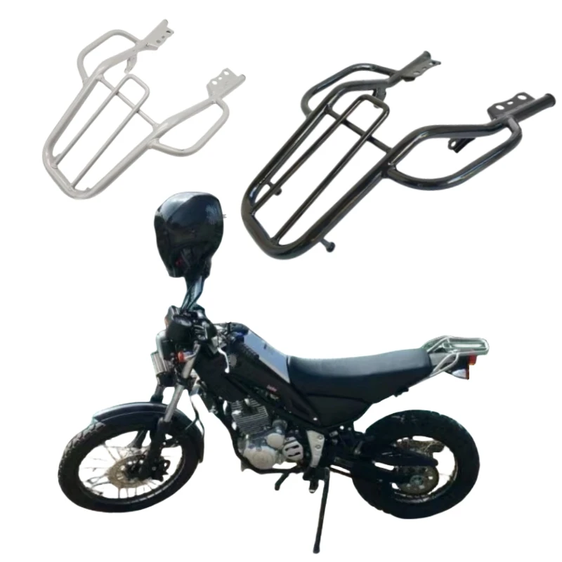 Tylna tylna siedzenie motocykla bagażnik bagażowy półka na bagażnik dla Yamaha XG250 XG 250 Tricker 2003-2014 czarny srebrny 2004