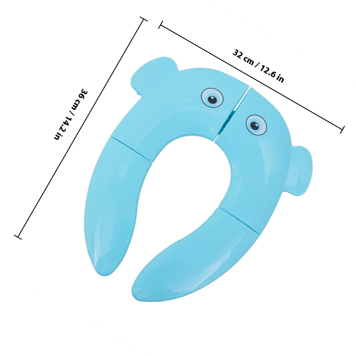 الأطفال للطي غطاء مقعد المرحاض المحمولة لينة الدافئة الطفل قعادة المدرب السفر طوي وسادة مقعد المرحاض