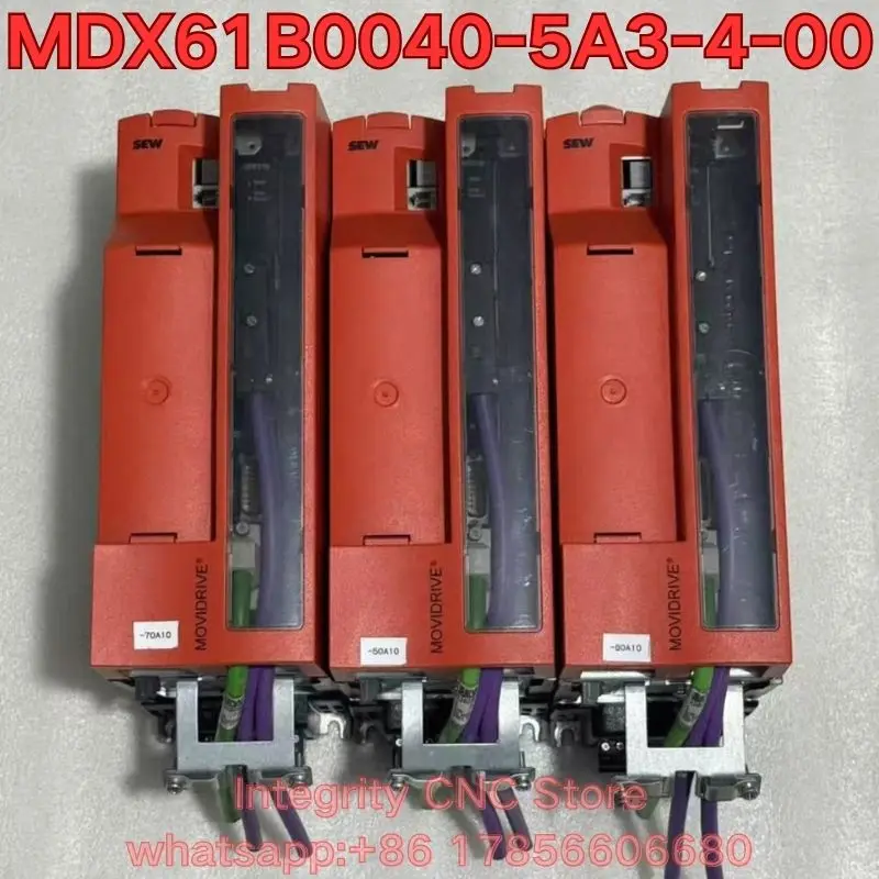 Second-hand MDX61B0040-5A3-4-00 inverter function test is normal