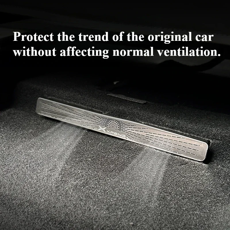 For XPENG G6 Under-Seat Air Vent Cover Anti-Clog Guard Upgraded ABS Interior Protector Custom Fit Accessories Tools Xiaopeng Car