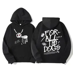 Rapper Drake New Album for All The Dogs Graphic Hoodies Men Women Fashion Hip Hop Pullovers Sweatshirt Vintage Streetwear Hoodie