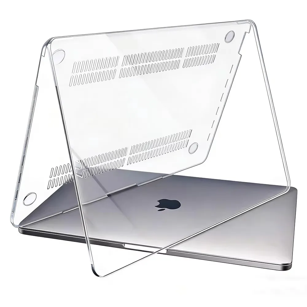 

Прозрачный чехол-накладка для ноутбуков Macbook Air 13.6 M4, 15 M3, Mac Book Neo A3404 2026, Pro 13 M1 M2, 14, 16 дюймов