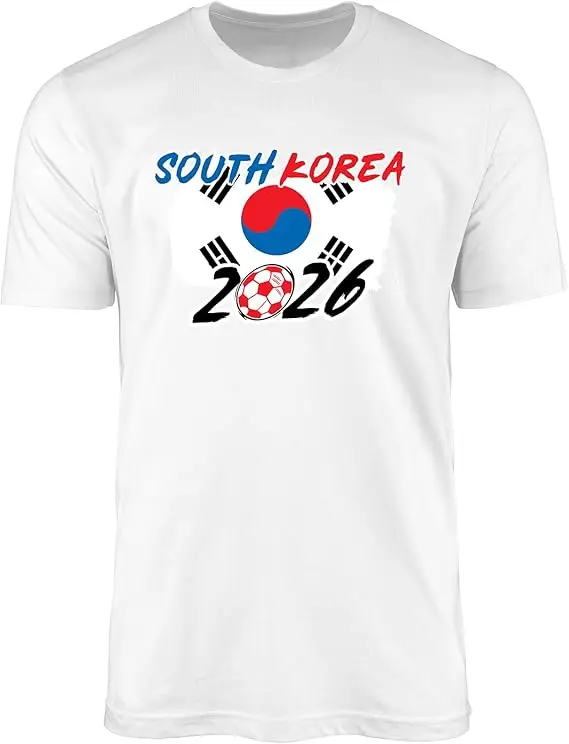 Patriotisches koreanisches Südkorea-T-Shirt, Flagge von Südkorea, koreanische Sportspiele, Sporttrikot, Fußball-Grafik-T-Shirt, Fußballkleidung – Detail 26