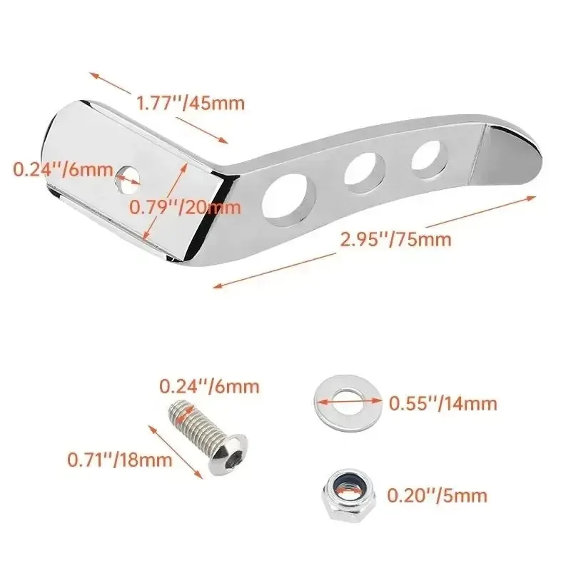 ขาตั้งข้างรถมอเตอร์ไซค์ยอดนิยม สำหรับปี 1991-2022 ขาตั้งเสริม CVO Touring Road King Street Glide FLHX คุณภาพสูง