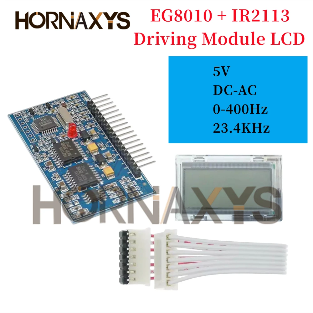 5V DC-AC Pure Sine Wave Inverter SPWM Driver Board EGS002 12Mhz Crystal Oscillator EG8010 + IR2113 Driving Module LCD