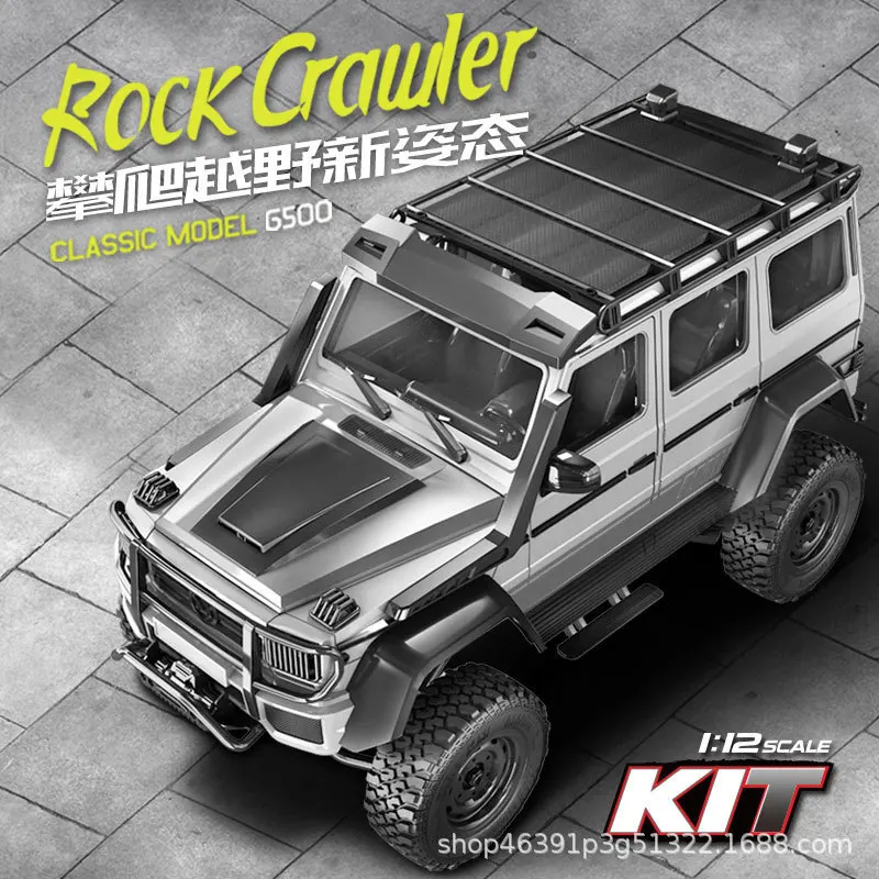 1/12 Mn86 Mn86s 2.4g Rc Car Four-Wheel Drive Climbing Off-Road Truck Vehicle Toy Assembly Version Simulate Car Toy Kids Gif