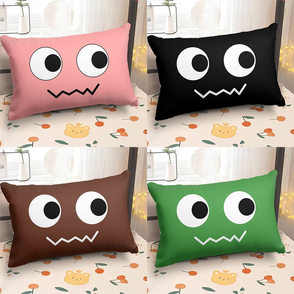 

Cute little monster big eyes pillowcase suitable for living room sofa cushion cover bedroom room home decoration