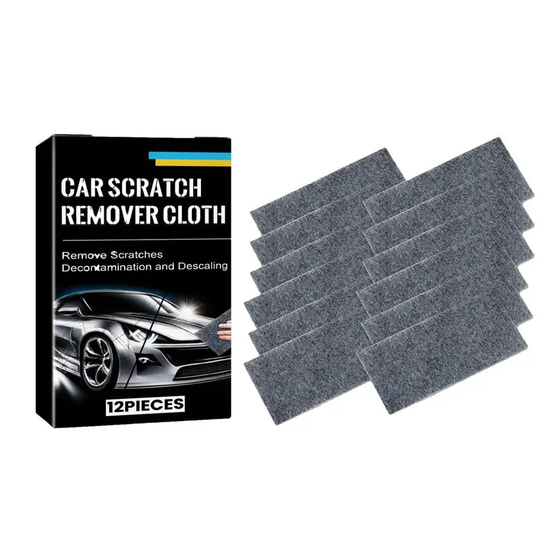 Car Scratch Remover Cloth 12PCS Advanced Nanotechnology Cloth For Car Paint Scratch Repair Cloth For Car Scratches Cloth For Car