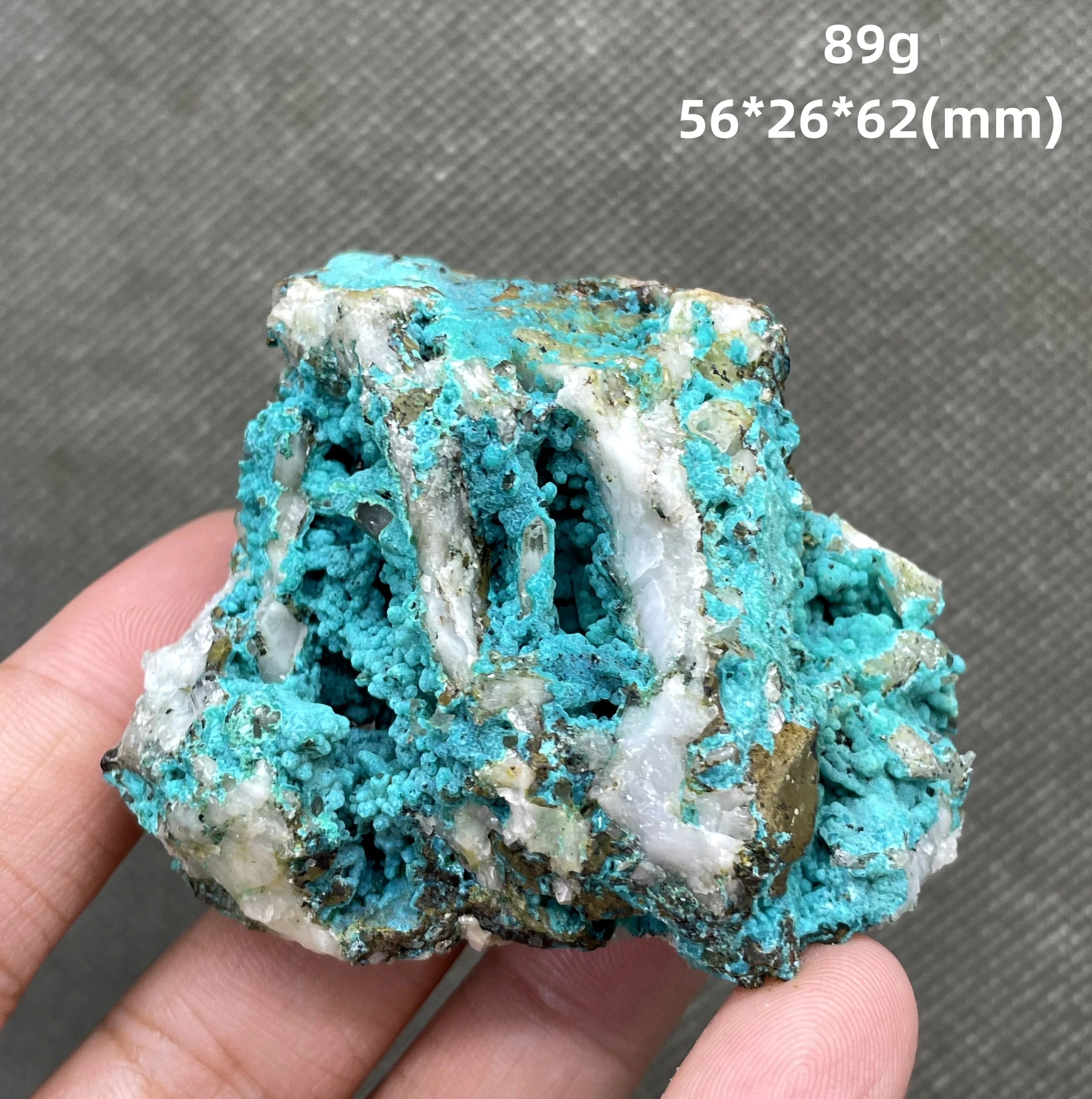 Very rare! 100% Natural Myanmar aurichalcite Mineral specimen  stones and crystals healing crystals quartz