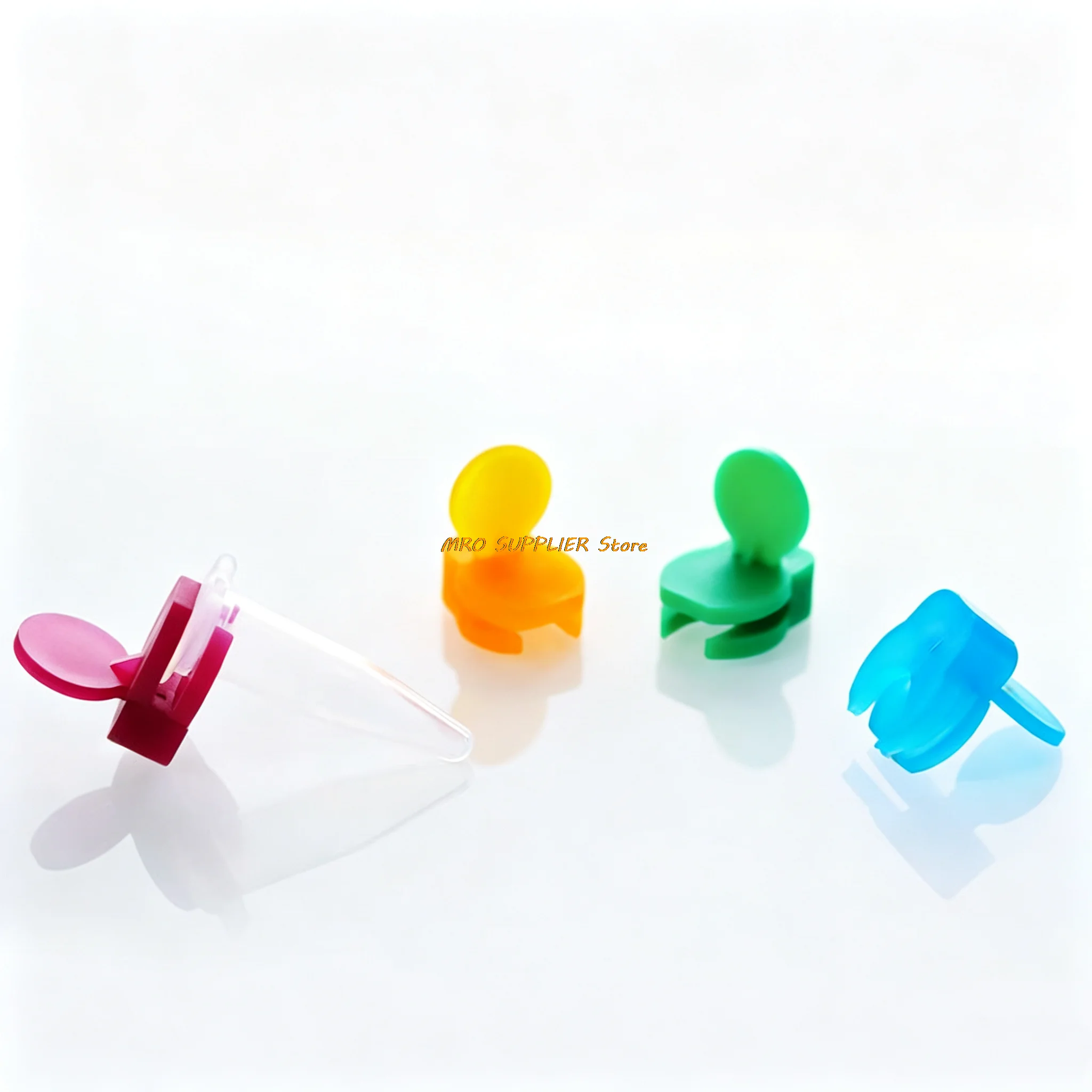 5pcs SefetyLock for Microcentrifuge Centrifuge Tube Secure Boil Sea Centrifugal PipeClamp 1.5ml ColorRandomly(Tube not included)