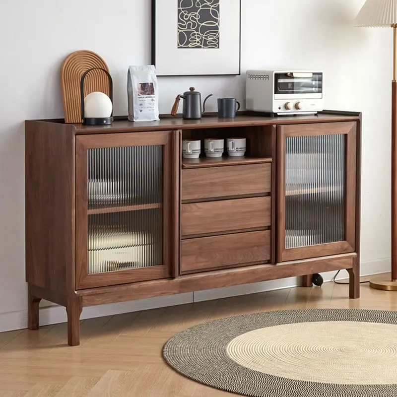 

Customizable North American Black Walnut Side Cabinet