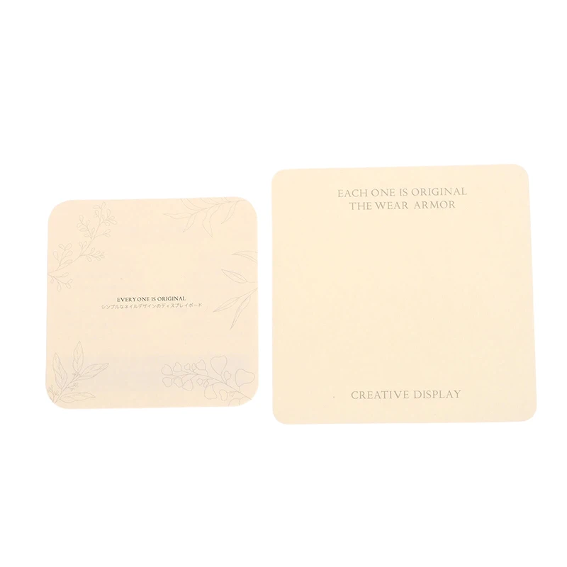 5 Sheets Press On Nails Card Nail Display Small Business Nail Cardboard For Packaging Press On Nails