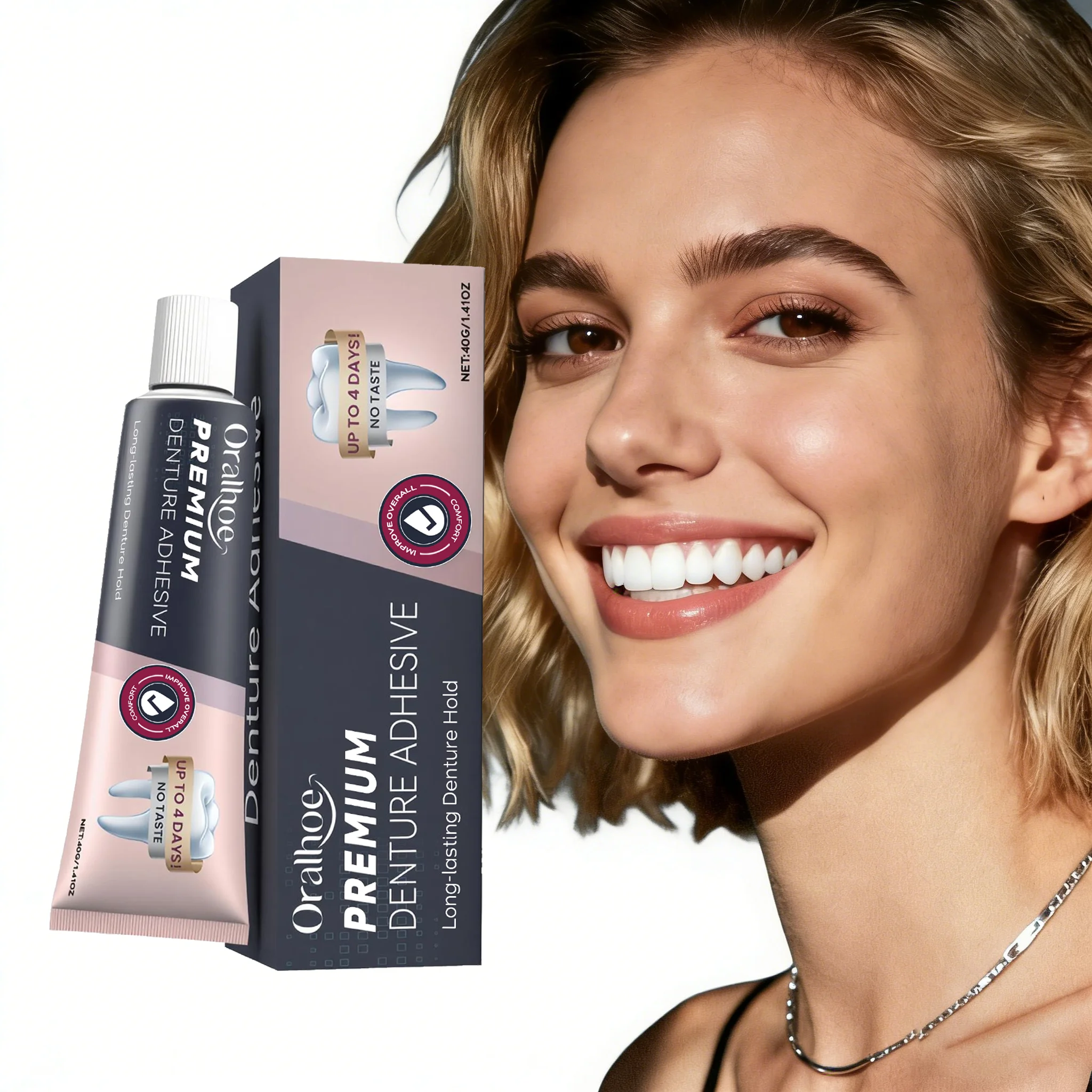 

40/80g Denture Adhesives Glue Prevent False Teeth Loosen Fixed Dentures Comfort Thermoplastic Denture Adhesive Dentistry Product