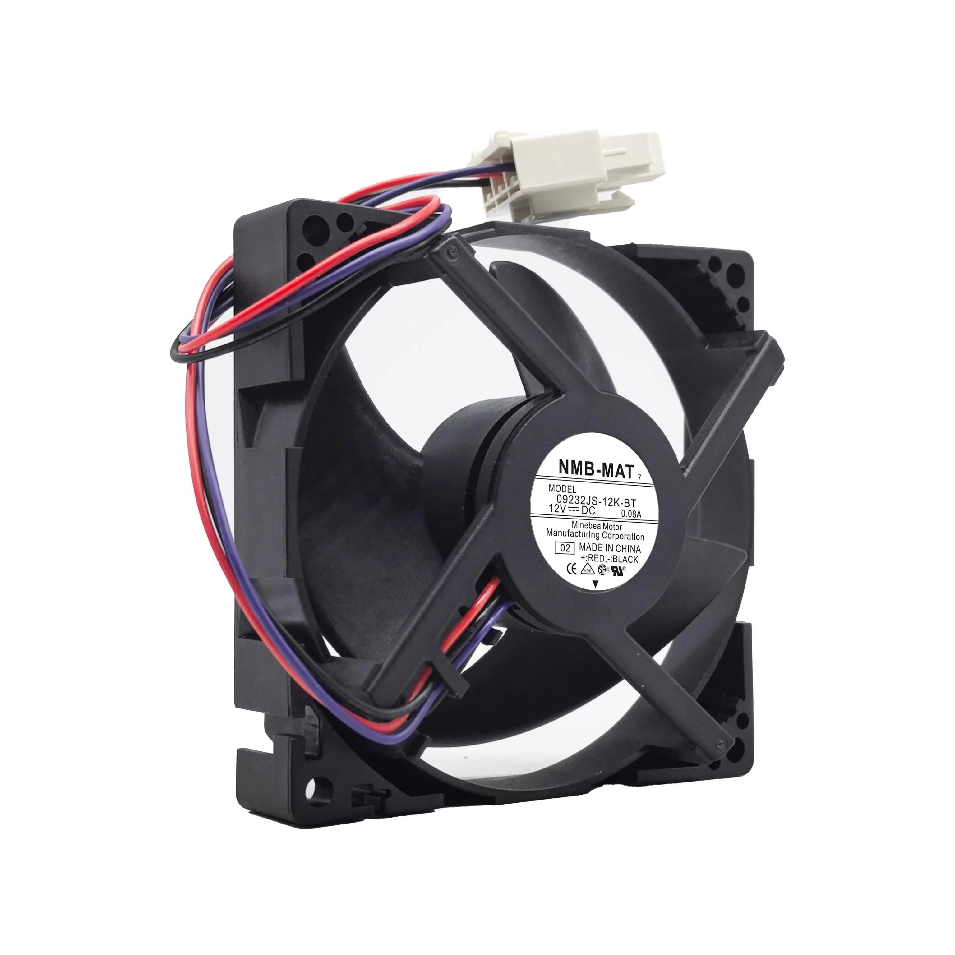 New  For Original 09232JS-12K-BT 9.2cm 12V 0.08A Refrigerator Built in Cooling Fan Motor