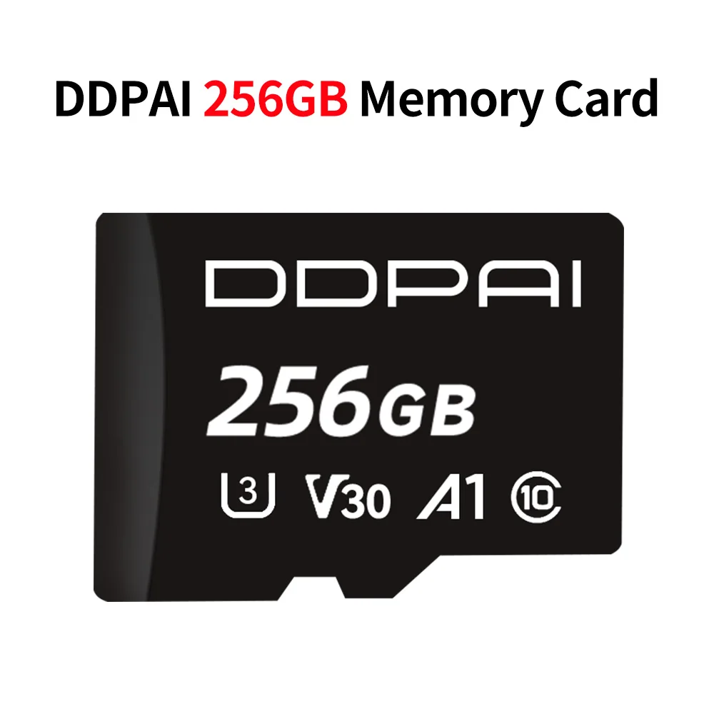 DDPAI Geheugenkaart 64 GB 128 GB 256 GB 512 GB Sd-kaart Klasse 10 voor DDPAI Dash Cam Auto Camera Auto DVR Adapters