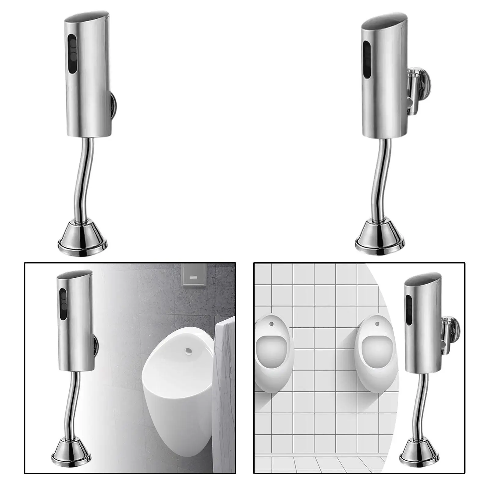 Automatic Sensing Urinal Valve Wall Mounted for Hotel Men Toilet Home