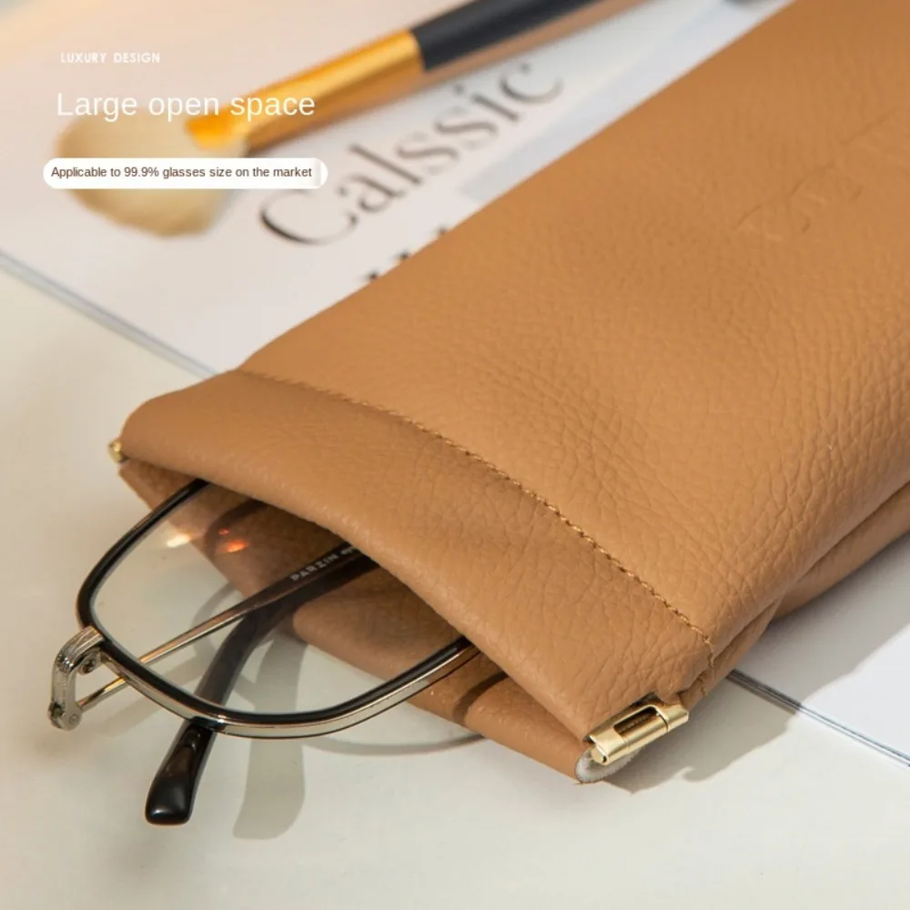 

Automatic Closing Eyewear Protector Box PU Eyewear Protector Case Leather Glasses Case Eye Glasses Holder Sunglasses Pouch
