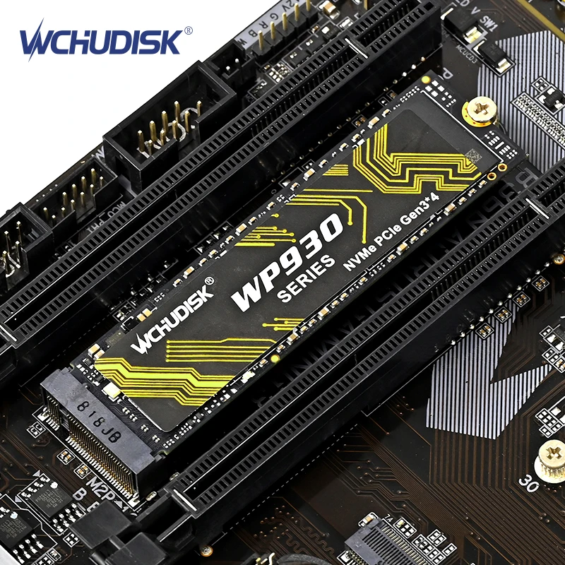 Imagem -03 - Wchudisk-disco de Estado Sólido Interno para Desktop e Laptop M.2 Nvme Pcie Gen3x4 Ssd 256gb 512gb 1tb 2tb 2280