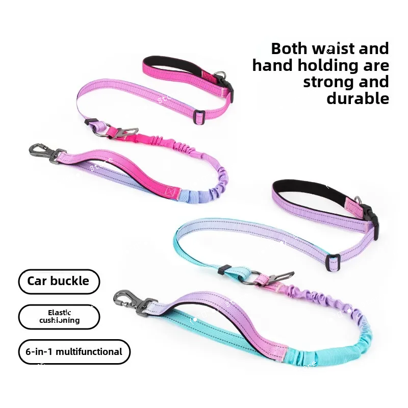 

Buffer Explosion-proof Medium and Large Dog Leash Golden Retriever Doberman Pitbull Leads Dogs Accessoires Pet Supplies