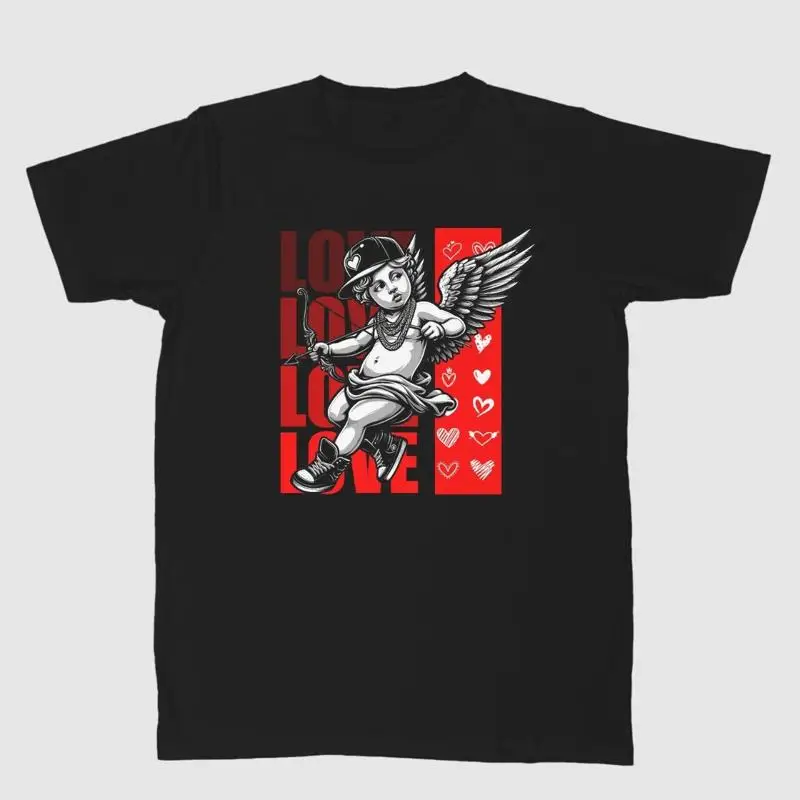 

Футболка Купидон большая черная