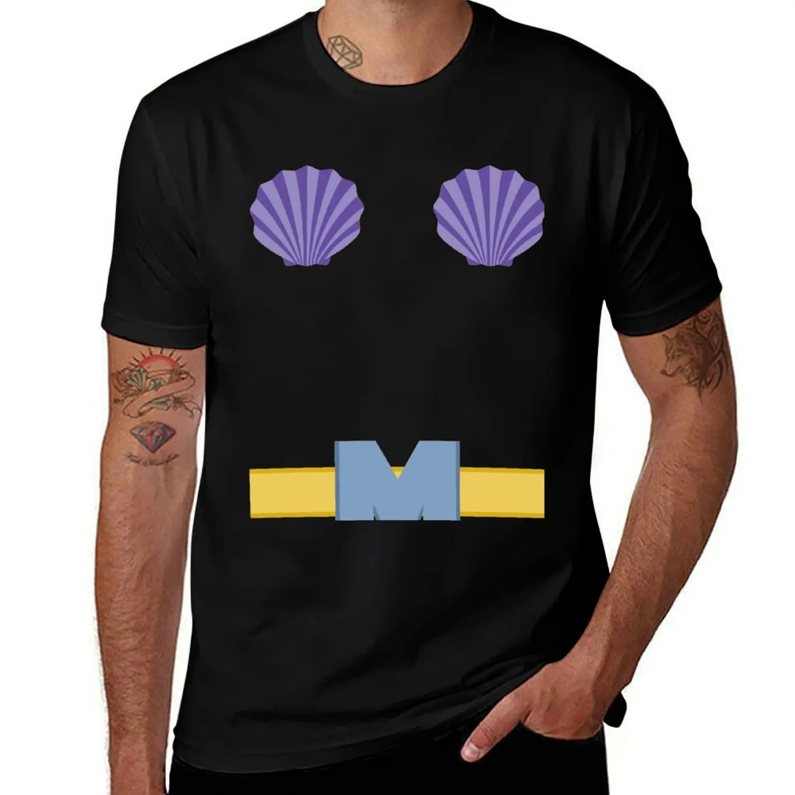 

MERMAID MAN T-Shirt man t shirts graphic black cotton t-shirt plain for man package t shirt luxury T-Shirt
