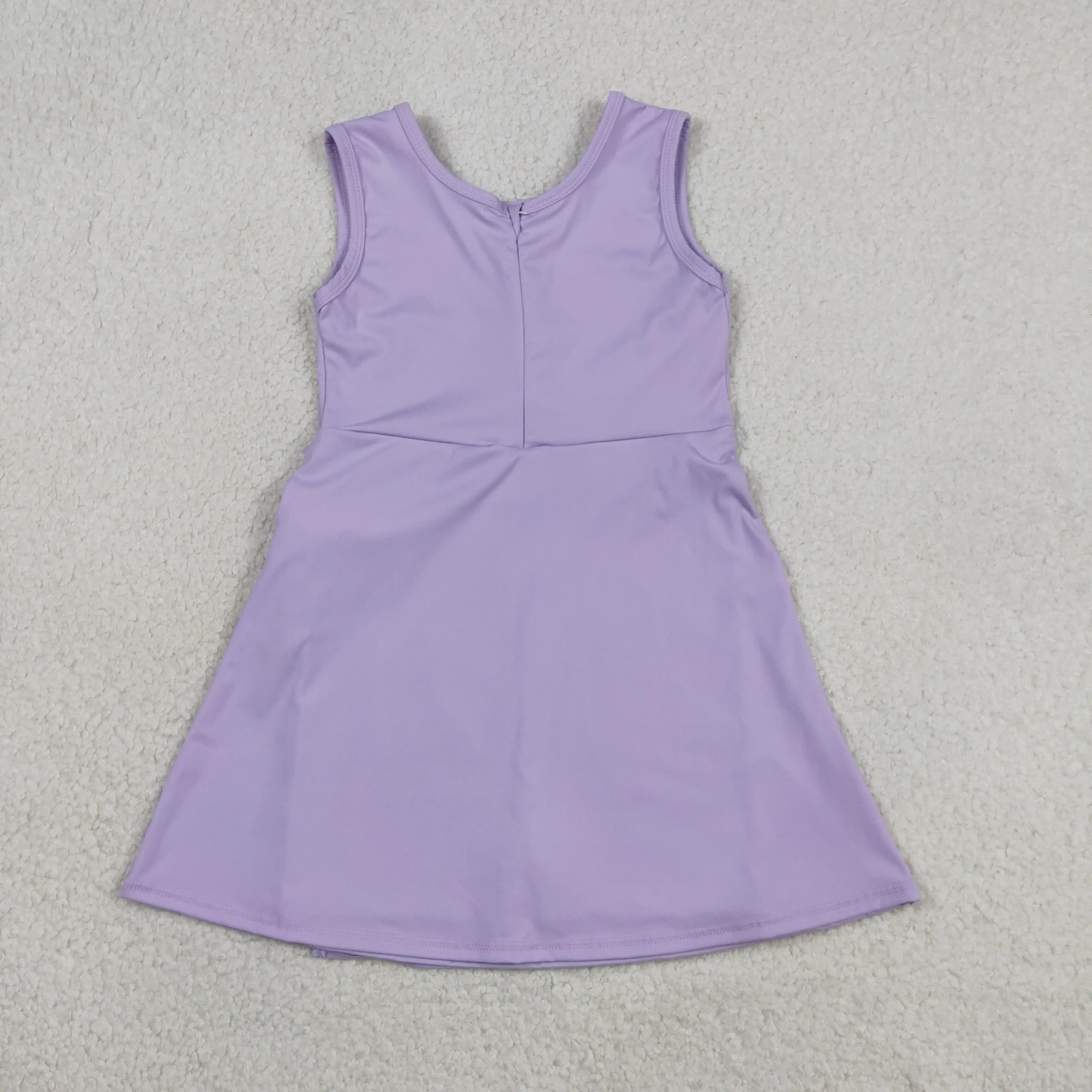 Wholesale Infant Kids Skirt Shorts Toddler Skort Yoga Sleeveless Bows Purple Dress Bows Clothes Baby Girl Active Clothing