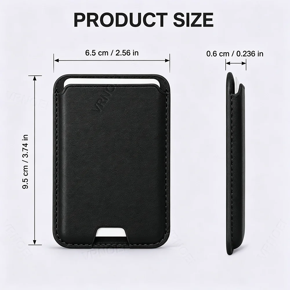 Premium PU Leather Texture Magnetic Card Slot Wallet Phone Case For iPhone 18 17 16 15 14 13 12 Pro Max Back Card Holder Pocket