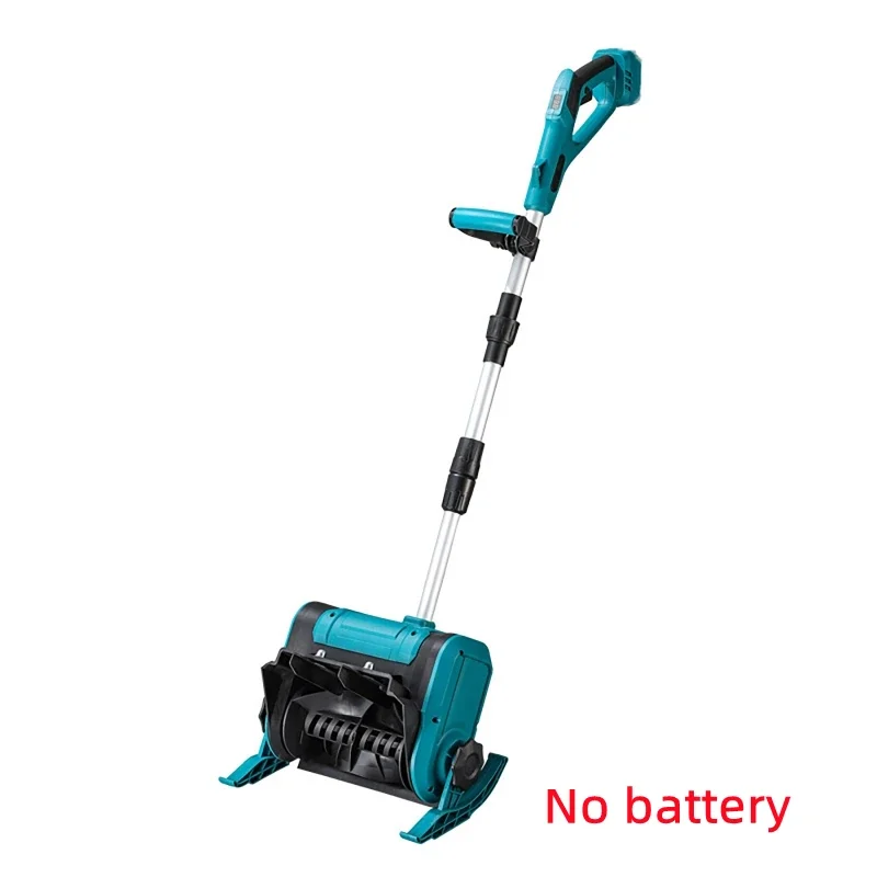 Handheld Cordless Electric Snow Sweeper with Digital Battery Display Brushless Snow Clearing Machine Compatible for 18V Makita
