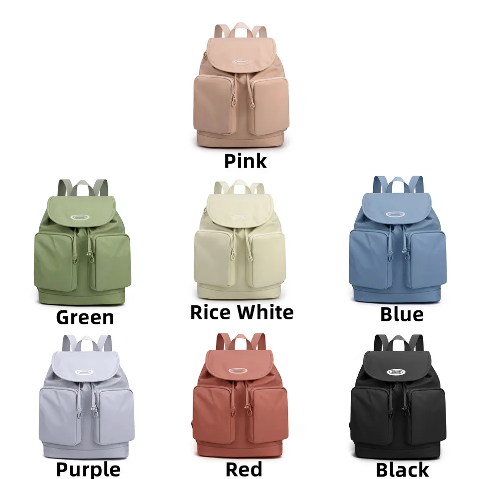 Women Nylon Backpacks Vintage Shoulder Bag  Female Knapsack Ladies Travel Rucksack Mochila School Bags For Girl