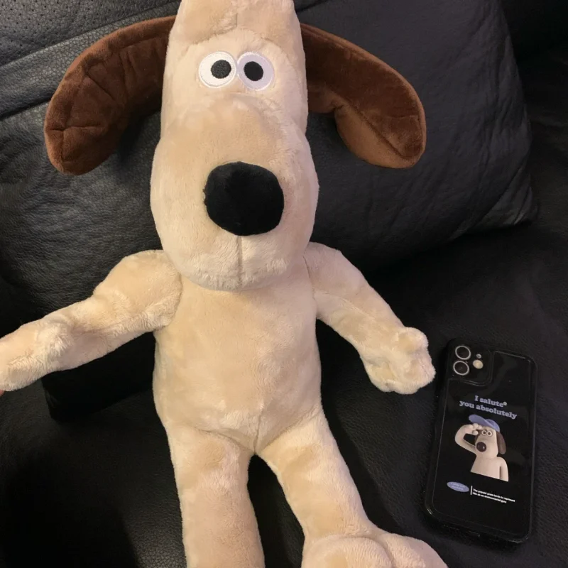 الكرتون جروميت أفخم والاس اللعب أنيمي جرو محشوة الدمى Kawaii غرفة ديكور الشيف نمط لعبة جمع الاطفال عيد الميلاد هدية عيد الميلاد